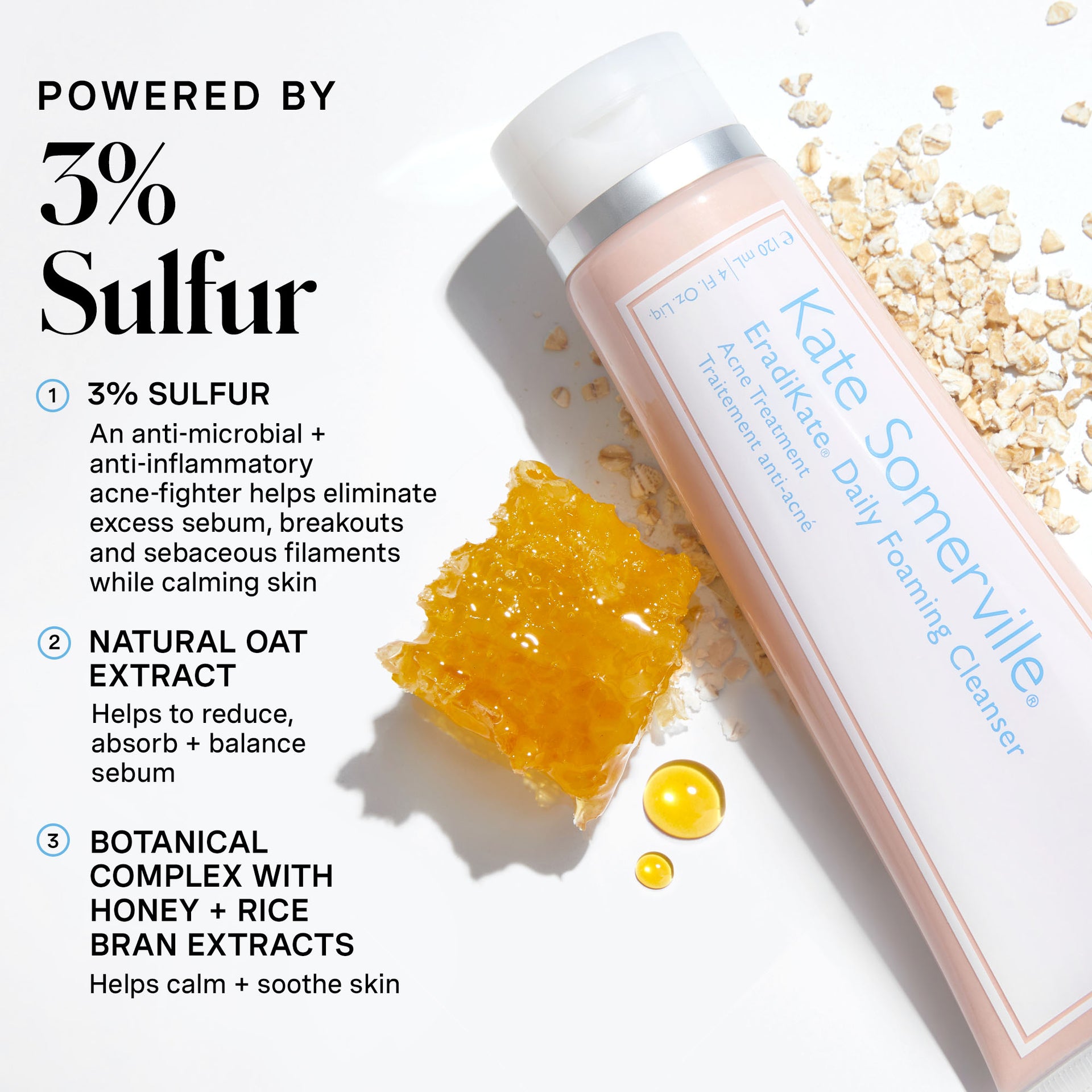 EradiKate® 3% Sulfur Daily Foaming Cleanser Duo